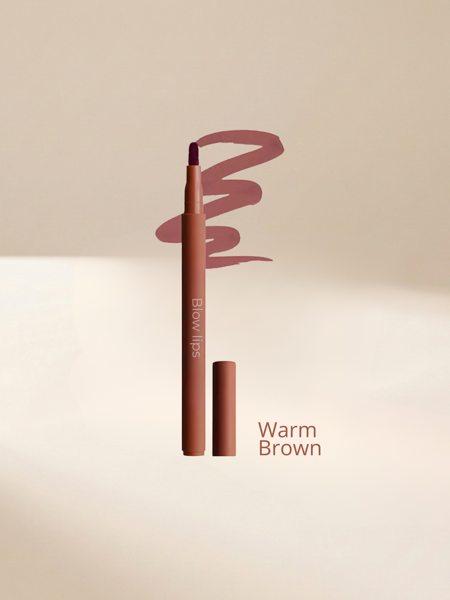 Lip Stain Warm Brown
